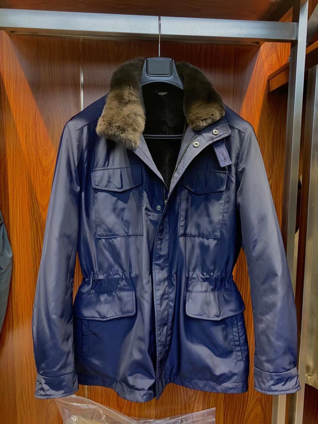억만 장자 OECHSLI 재킷 두꺼운 겨울 사용자 정의 고품질 비버 헤어 새로운 패션 남성 코트 유럽 크기 46-60